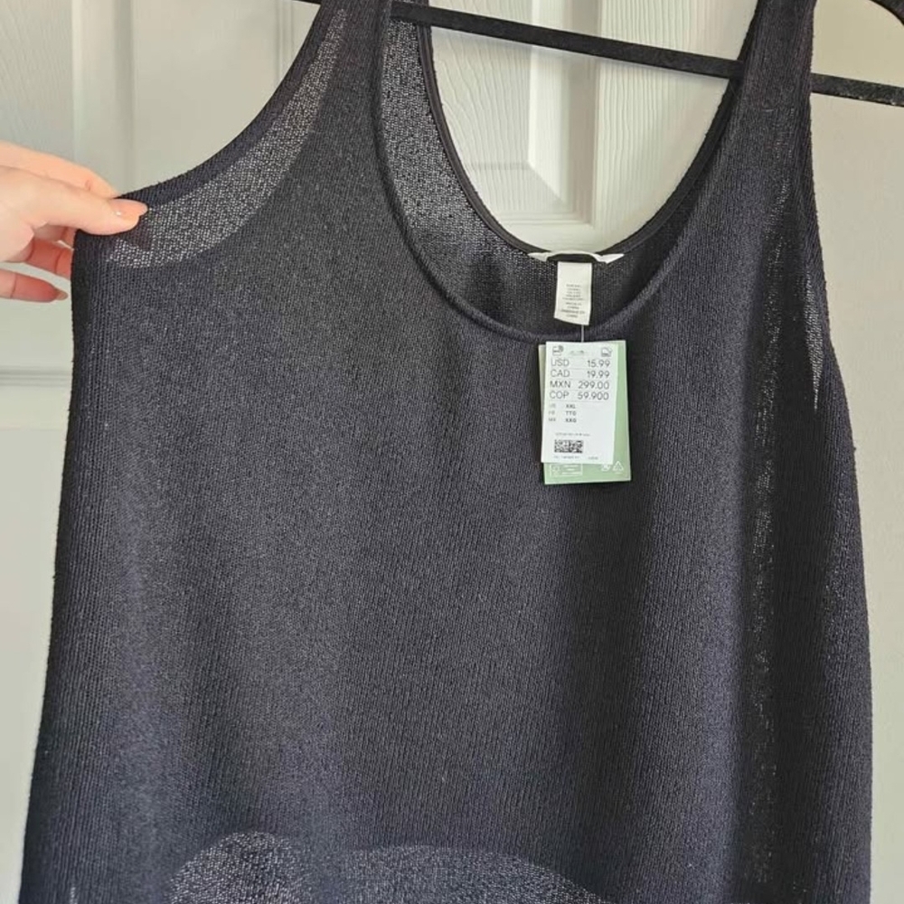 H&M Black Tank Top